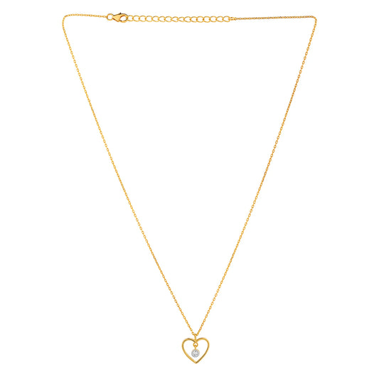 Romax Amorette Lab-Grown Diamond Heart Pendant (with Chain)