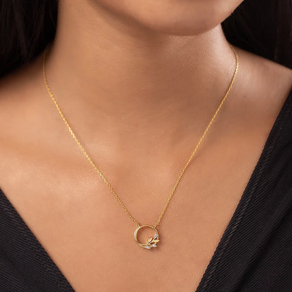 Romax Luna Flora Lab-Grown Diamond Necklace