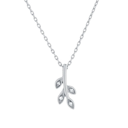 Romax Elowen Vine Lab-Grown Diamond Pendant (with Chain)