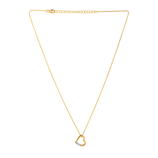 Romax Amour Heart Lab-Grown Diamond Pendant (with Chain)