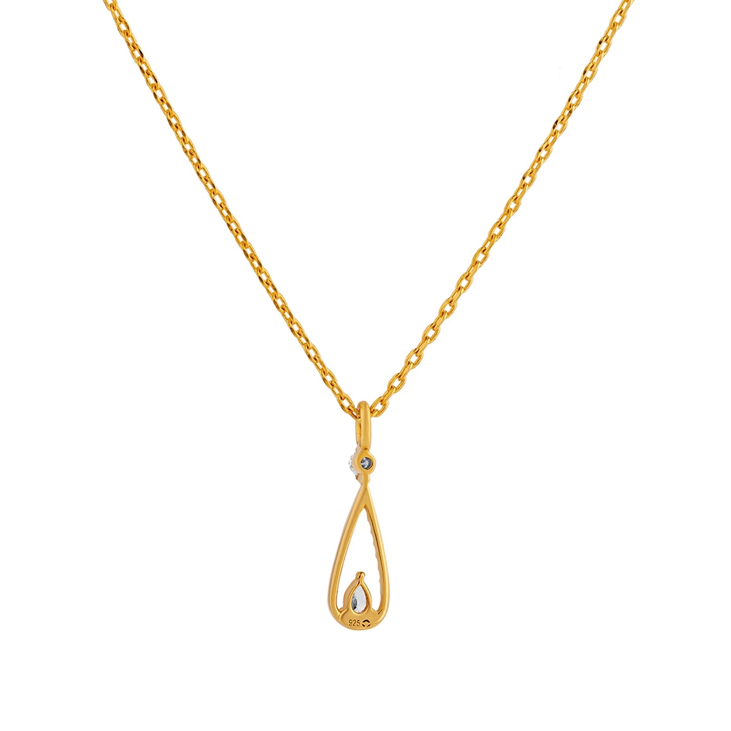 Romax Aurielle Drop Lab-Grown Diamond Pendant (with Chain)